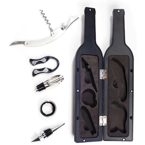 AnyBody Other - AnyBody Black Wine Bottle‎ Tool Set